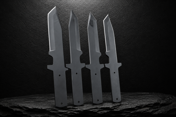 Black Powder Coated Black powder coated carbon steel blade