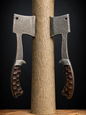 Damascus Steel Set Damascus steel hatchet set